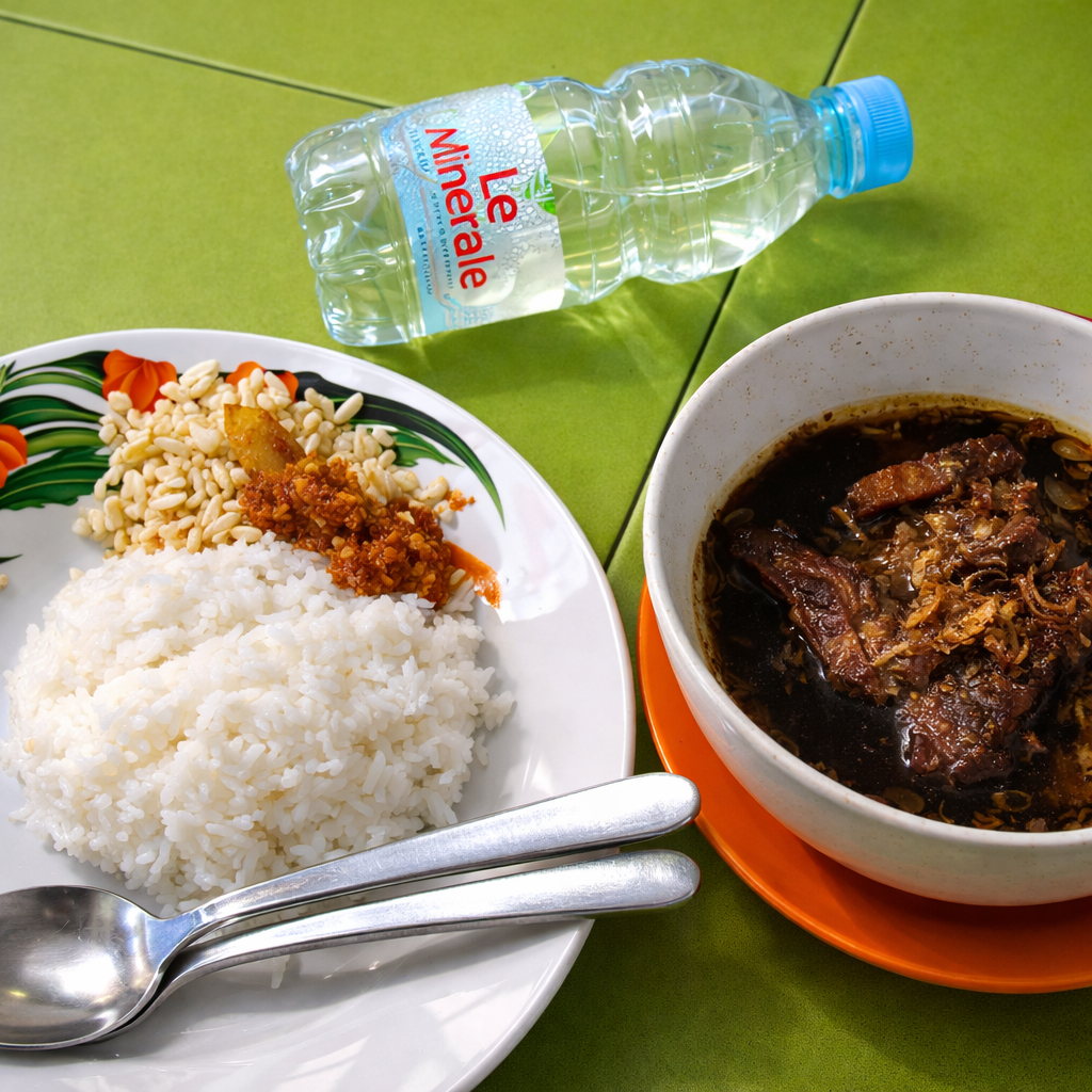 Paket Rawon Nasi Lemineral